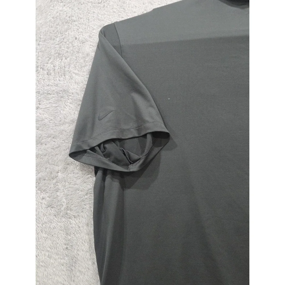 Nike Golf Dri-fit Standard fit Gray Polo Golf Shirt Mens Sz XXL